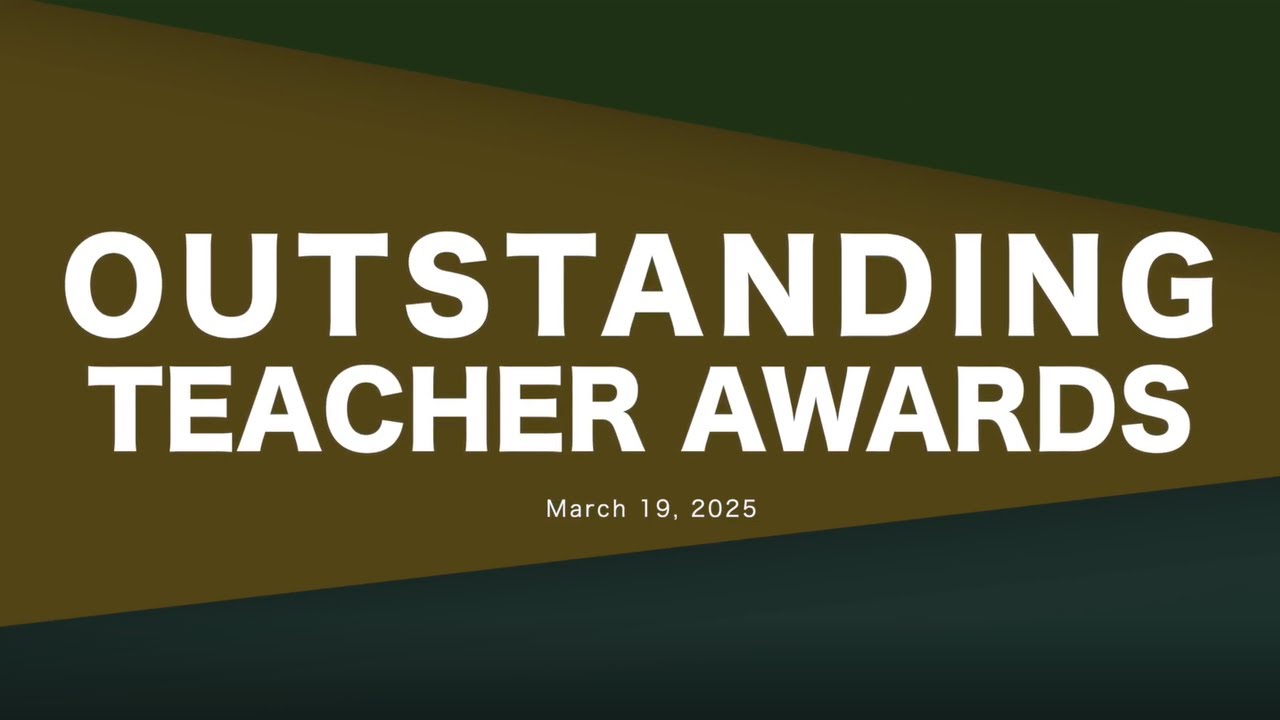 Video Thumbnail: Outstanding Teacher Awards Program- March 19, 2025